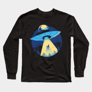 UFO Abduction Alien E.T Long Sleeve T-Shirt